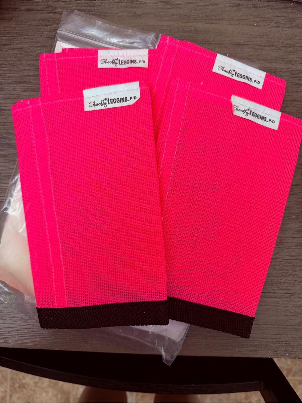 Horse Tack -Shoofly Fly Leggins Vibrant Hot Pink Fly Boots NWT - Pony/Donkey Siz
